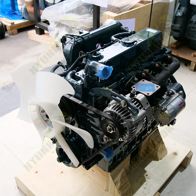 Hyunkook оригинальный новый V2403-M дизельный двигатель детали V2403-T двигателя экскаватора V2403-M-T-ET06 в сборе для Kubota V2403