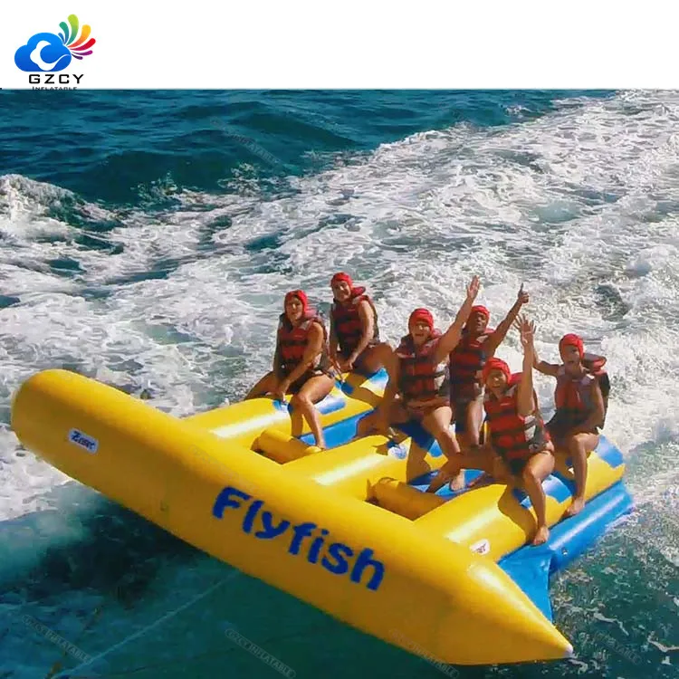 Fly fish at factory price Banana boat tube flying inflatable tube