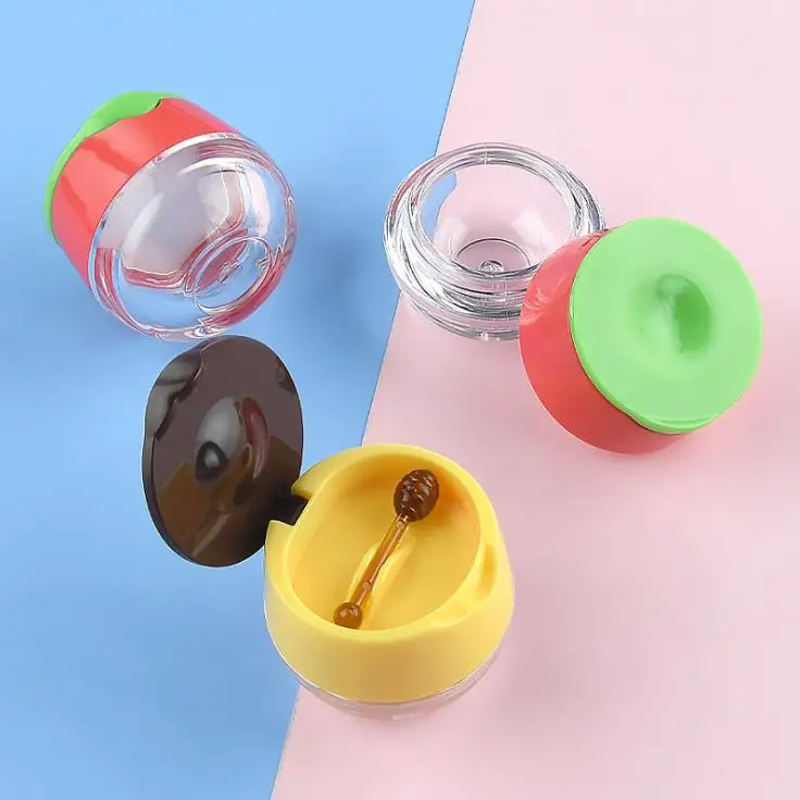 Empty Honey Pot Bee Balm Sleeping Lip Scrubs container for DIy Lip balm