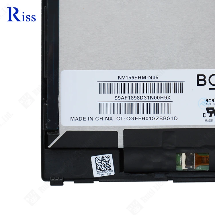 RISS 15.6 Inch LCD Laptop Touch Screen Digitizer Assembly For HP Pavilion x360 15-CR 15T-CR 15-CR0010NR 15-CR0051CL 15-CR0053WM