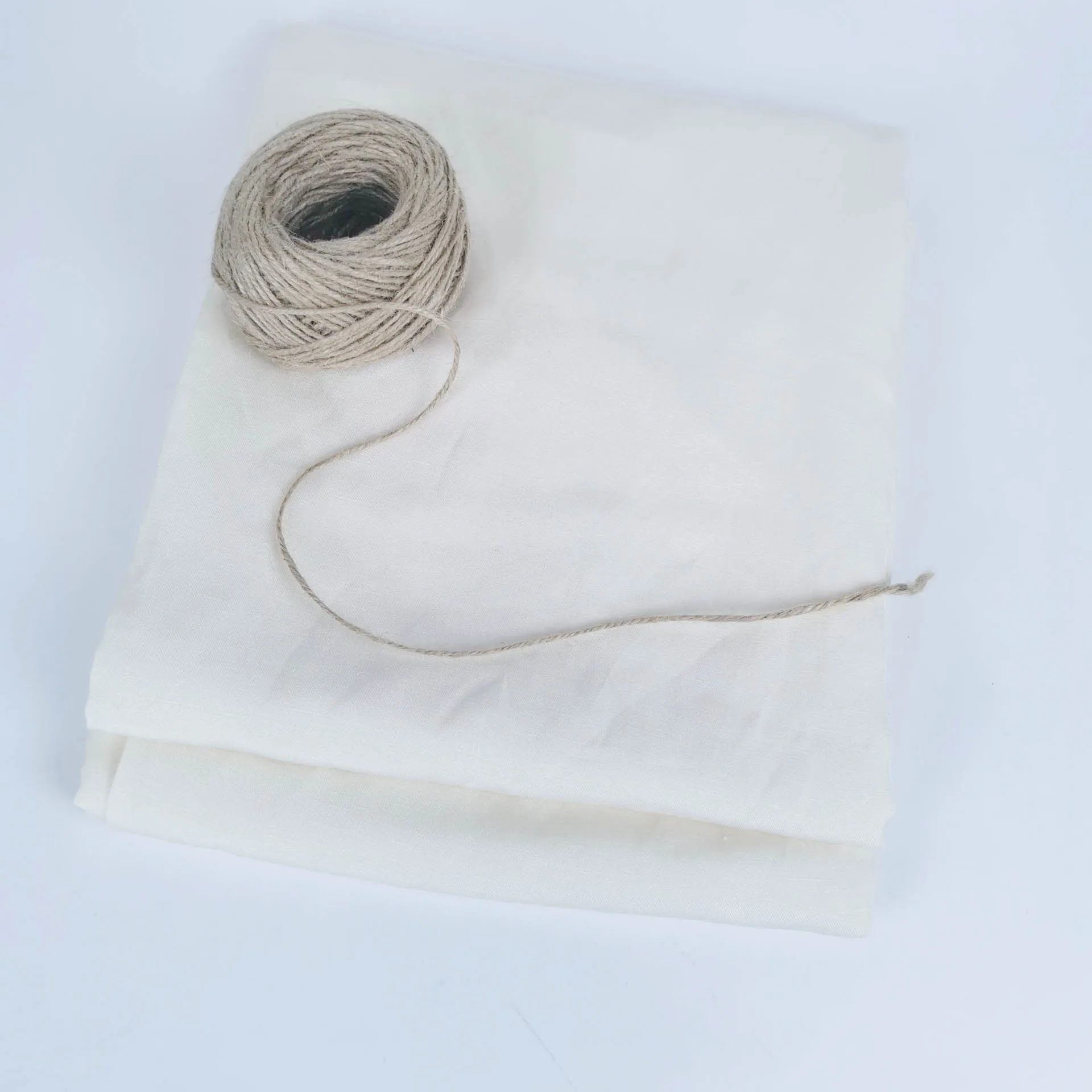 supplier wholesale eco-friendly downey custom twill white linen fabric