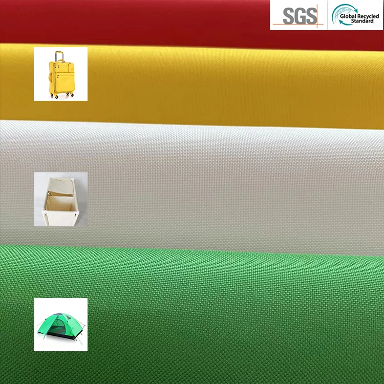 600D Eco-friendly environmental fabric 100% polyester oxford fabric recycled plastic bottle fabric