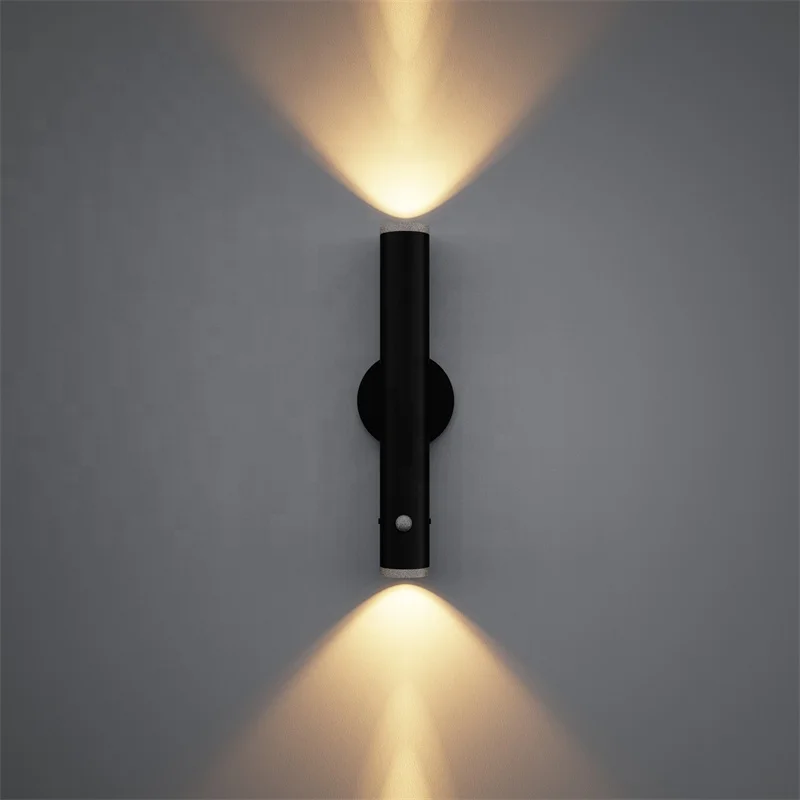 Up and down magnetic suction rechargeable wall lamp PIR human body induction intelligent emergency mount lights
