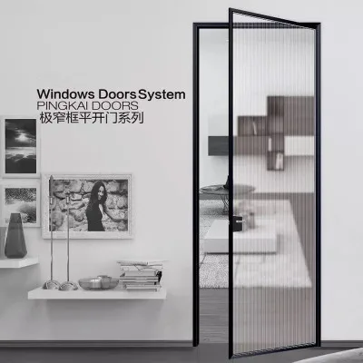Aluminium Swing Door Anti-theft Heavy Extrusion Profile Fitting for Frame Pull Partition Latest Quality Aluminium Swing Door