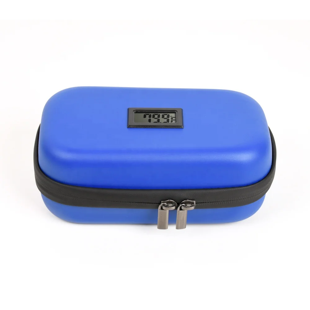 Factory Hot Selling Insulin Cooler Travel Case Medication Cooler Bag Travel Cooler With Thermometer Temperature Display