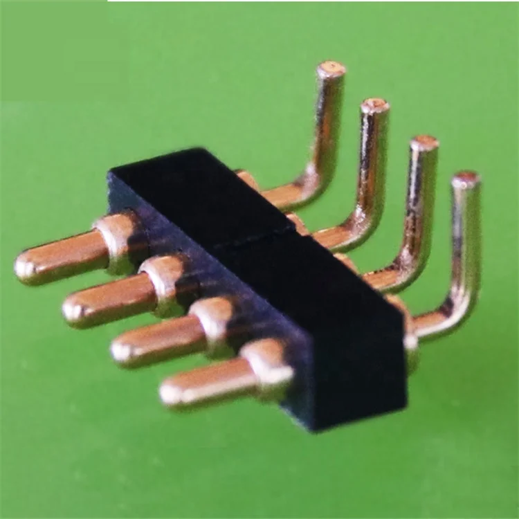 
Electronic Bending Pogopin Thimble Connector Pogo pin Spring Pin for Circuit Board Magnetic 