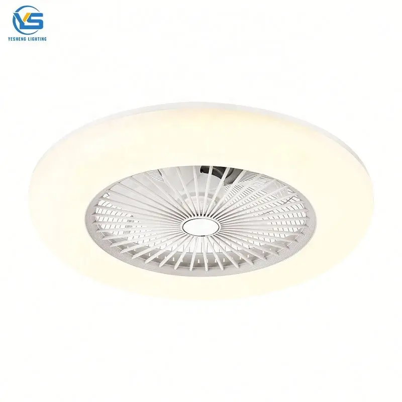  Modern Remote Controlled Ceiling Fan without blades with led light fan work App Tuya Alexa Google for