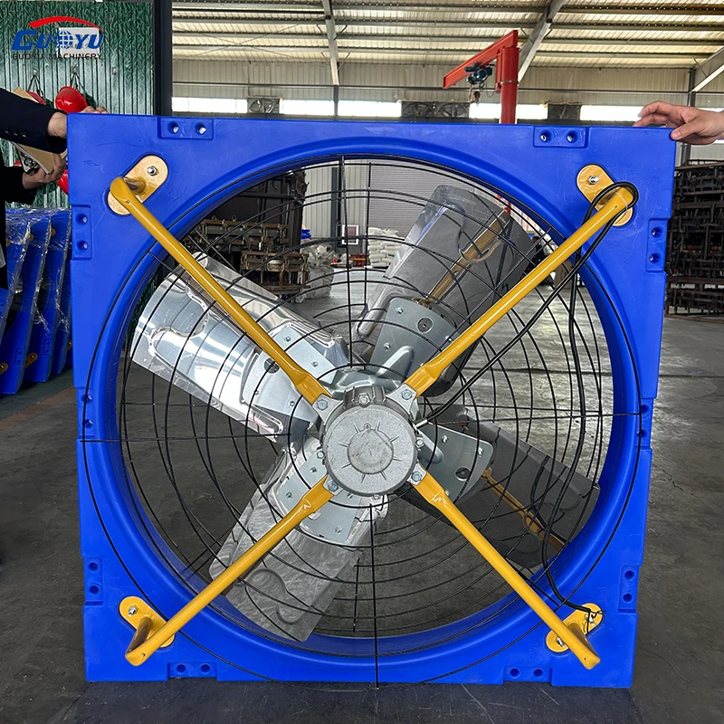Suspended dairy farm ventilation exhaust cooling fan cow fan