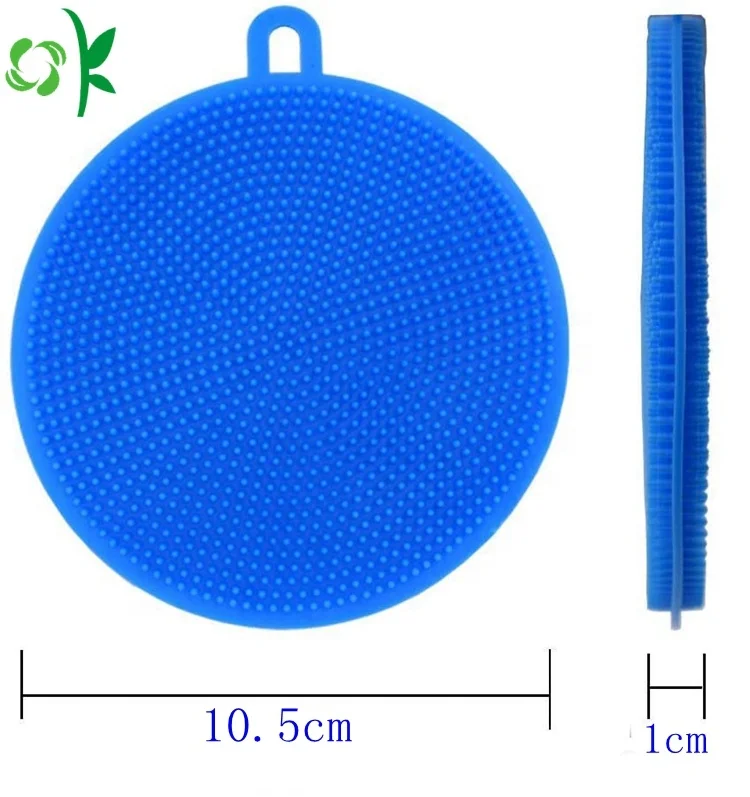 OKSILICONE многоразовая силиконовая губка для мытья посуды кухонный скребок антипригарная очистка умные кухонные приспособления щетка