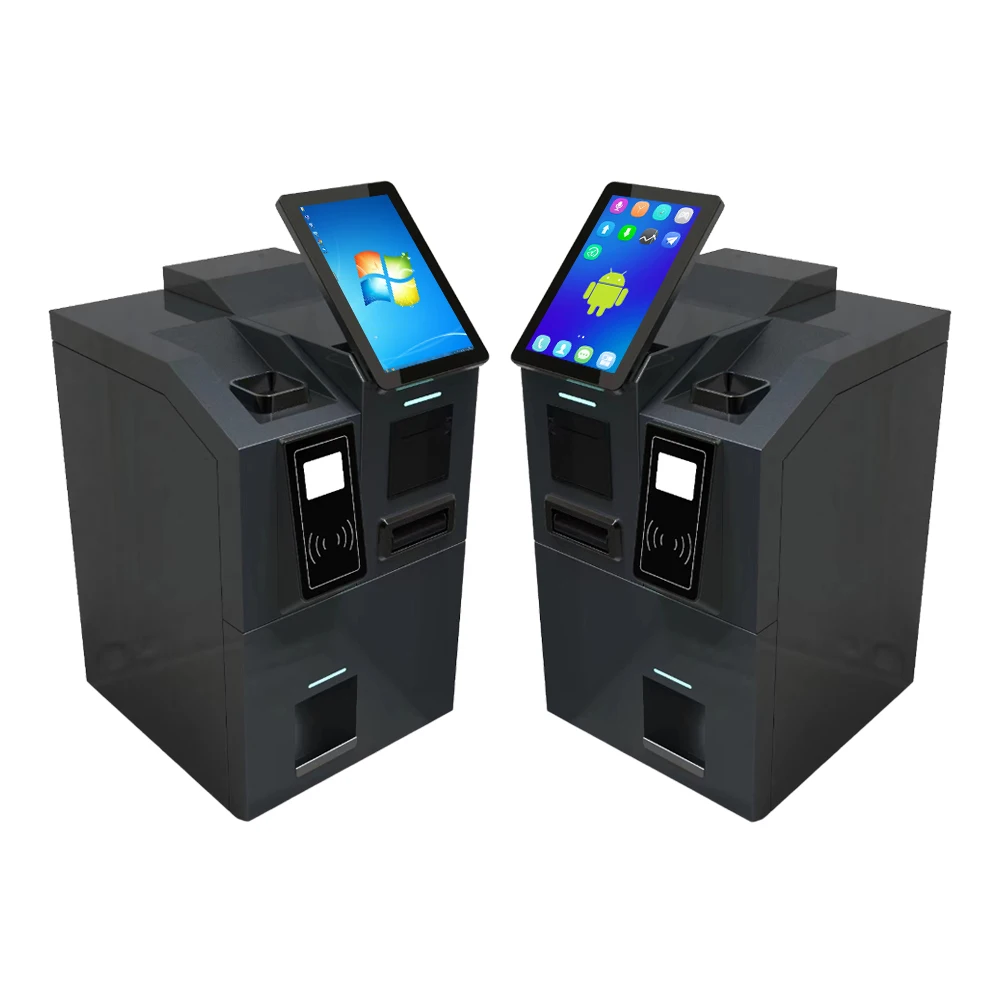 10.1' Touch Screen Kiosk Windows/Android Customized Self Service Machine Cash/bill Acceptor Self payment kiosk Shop/Supermarket