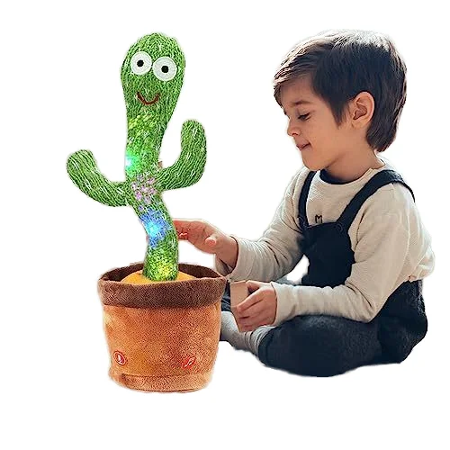 Hot Sale Custom Plant Plush Toys ODM OEM Singing Funny Dance Cactus Toy for Kids