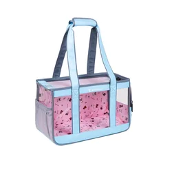 wholesale pet carrier handle bag foldable dog cat travel bag outdoor portable carry all tote bag for pets