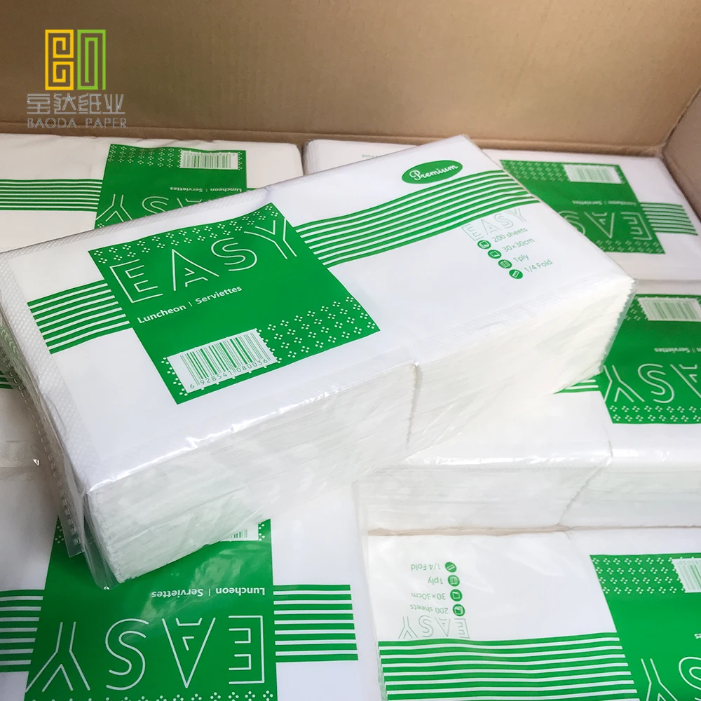 High Quality and Soft Paper Napkin Printed Tablet Napkin 100% Virgin Wood Pulp in USA