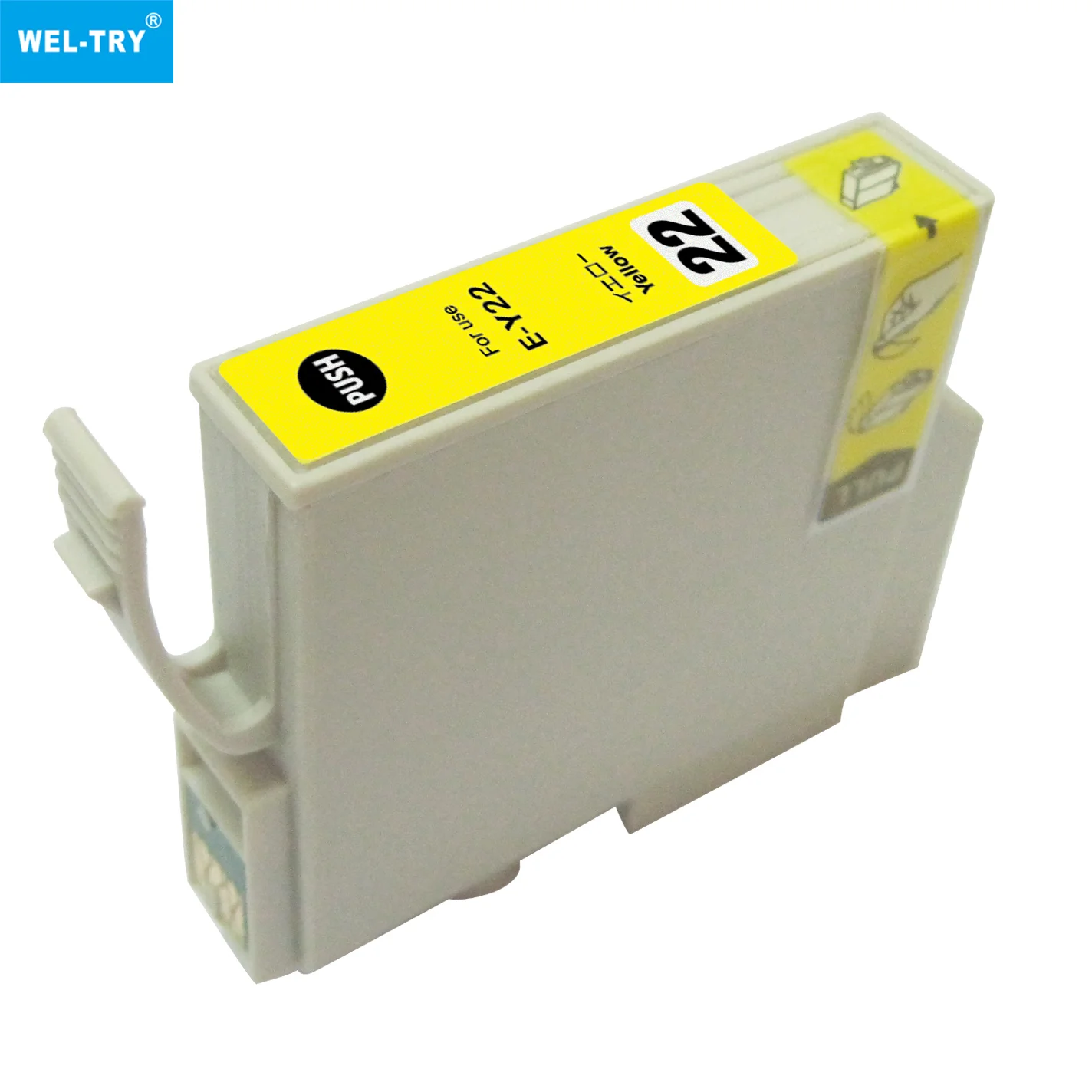WEL-TRY ICBK22 ICC22 ICM22 ICY22 Premium Color Compatible InkJet Ink Cartridge for Epson PX-V700/CC-660PX