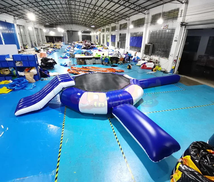  Оптовая продажа Мега аквапарк саней gonflable geant прыжки плавающие водные игры надувной водный
