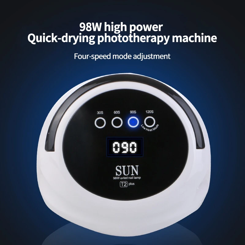 98w LED Nail lamp light Curing Gel Varnish Polish Manicure Drying USB UV Lamp