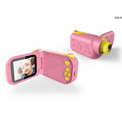 2.4 inch HD screen chargeable 600mah digital self children video camera with photos and videos functions For 3-10 years old Kids