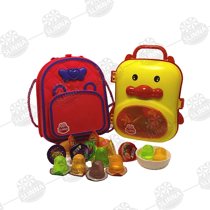 Jelly Sugar Little Yellow Duck Bag Box Fruity Jelly Candy