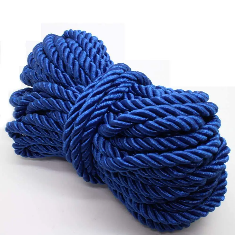 Wholesale 3 Strand  Polyester Rope Twist Rope Packaging Lifting Hanging Industry Rope