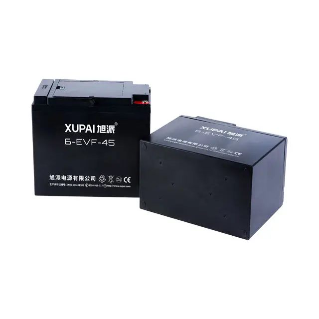 Professional 6-EVF-45 vrla cargo bike battery with CE certificate