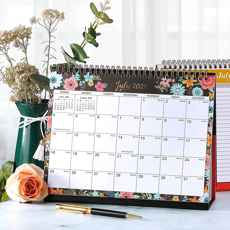 Wholesale company advertising 2022 muslim table calendar customization