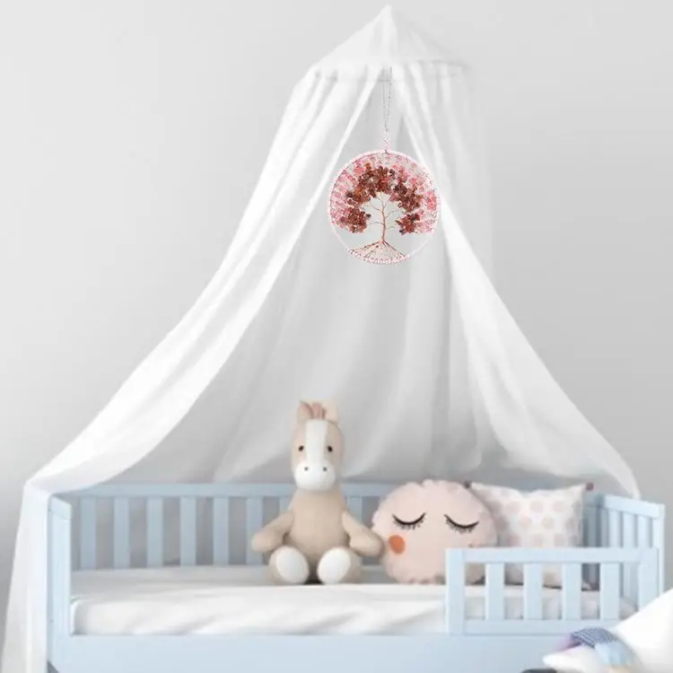 
Garden Wind Chimes Tree of Life Crystal Handmade Hanging Decor 