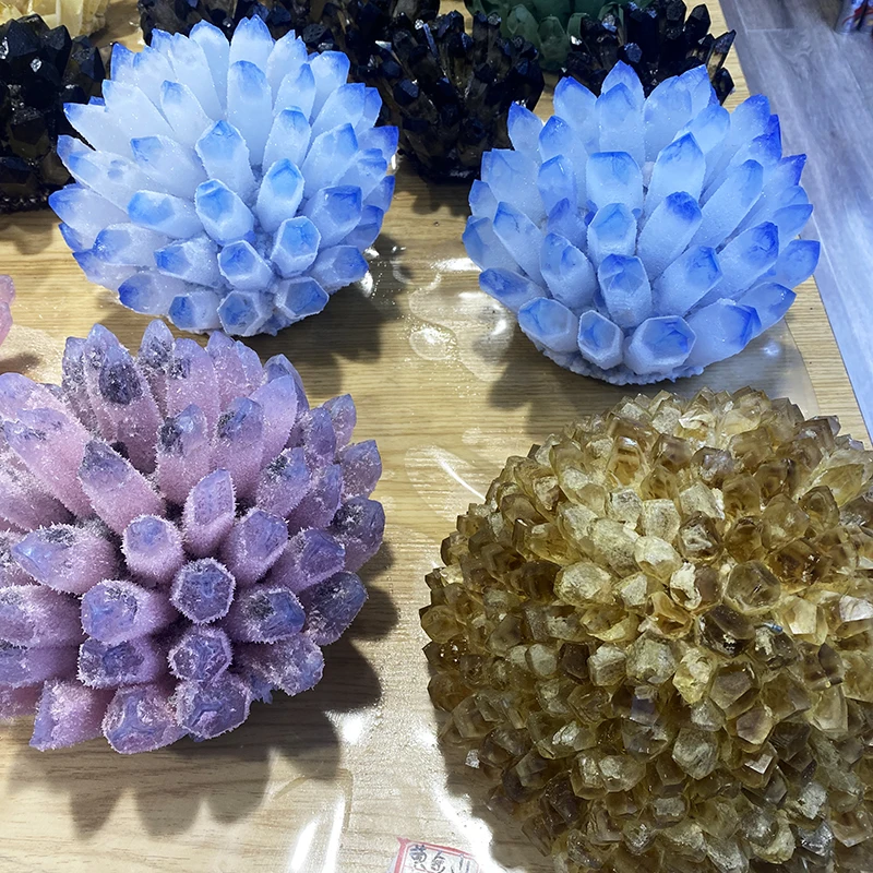 Wholesale Price Natural Crystal Clusters Crafts Crystal healing stone Feng Shui Stones