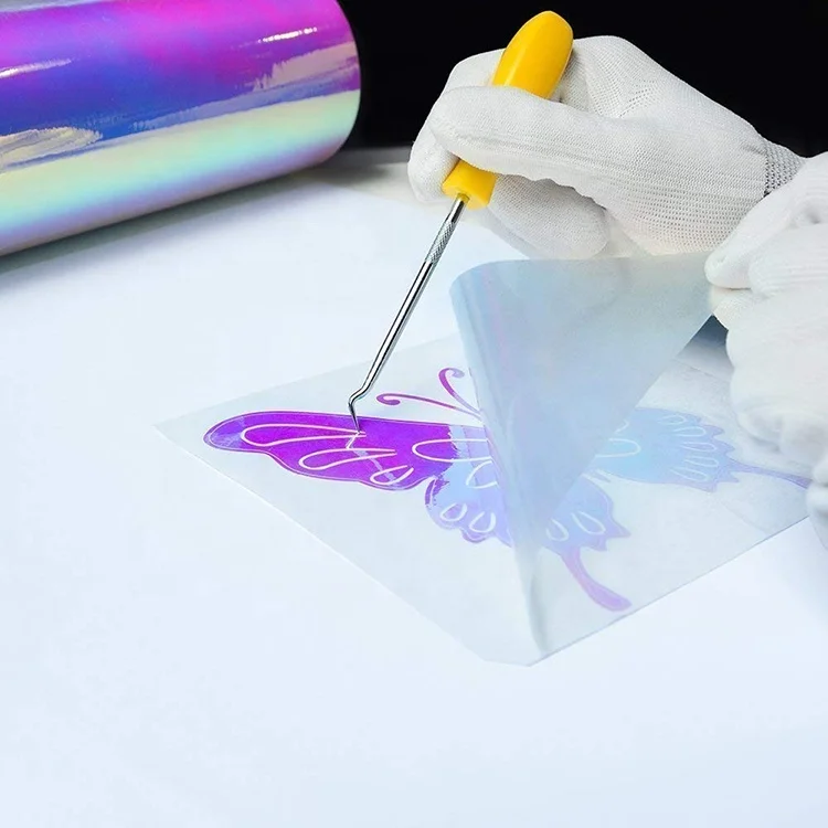 Custom Vinyl Stickers Holographic Craft Glitter Sticker Roll for for Craft Cutters DIY  Decoration Sign Plotters Bottles Cups