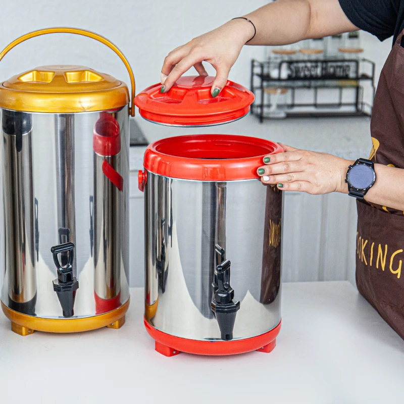 Reusable ice buckets beverage tubs Portable beverage wine machines hot/cold drinks beverage container