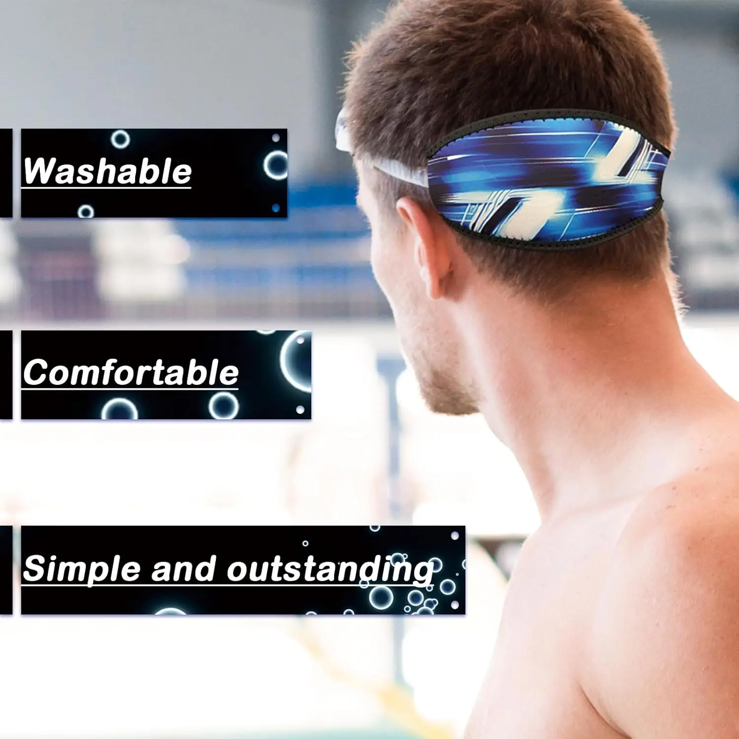 Neoprene Comfort Scuba Diving Mask Strap Cover for Adults Swimming Spearfishing Snorkeling with Custom Logo