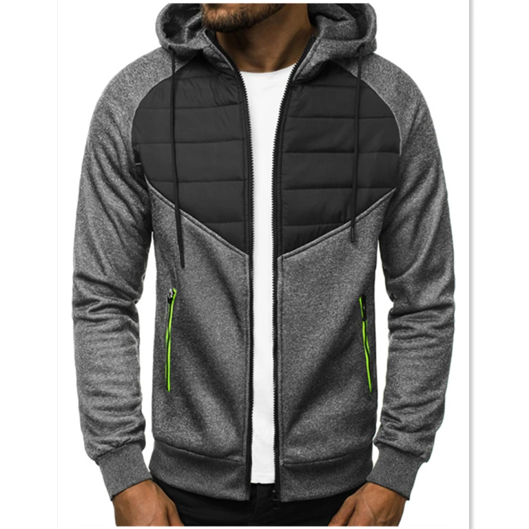 
New Product Casual Men Hiking Workwear Lightweight Outdoor Zip Up Sport Custom Hoodies Jacket With Pockets 