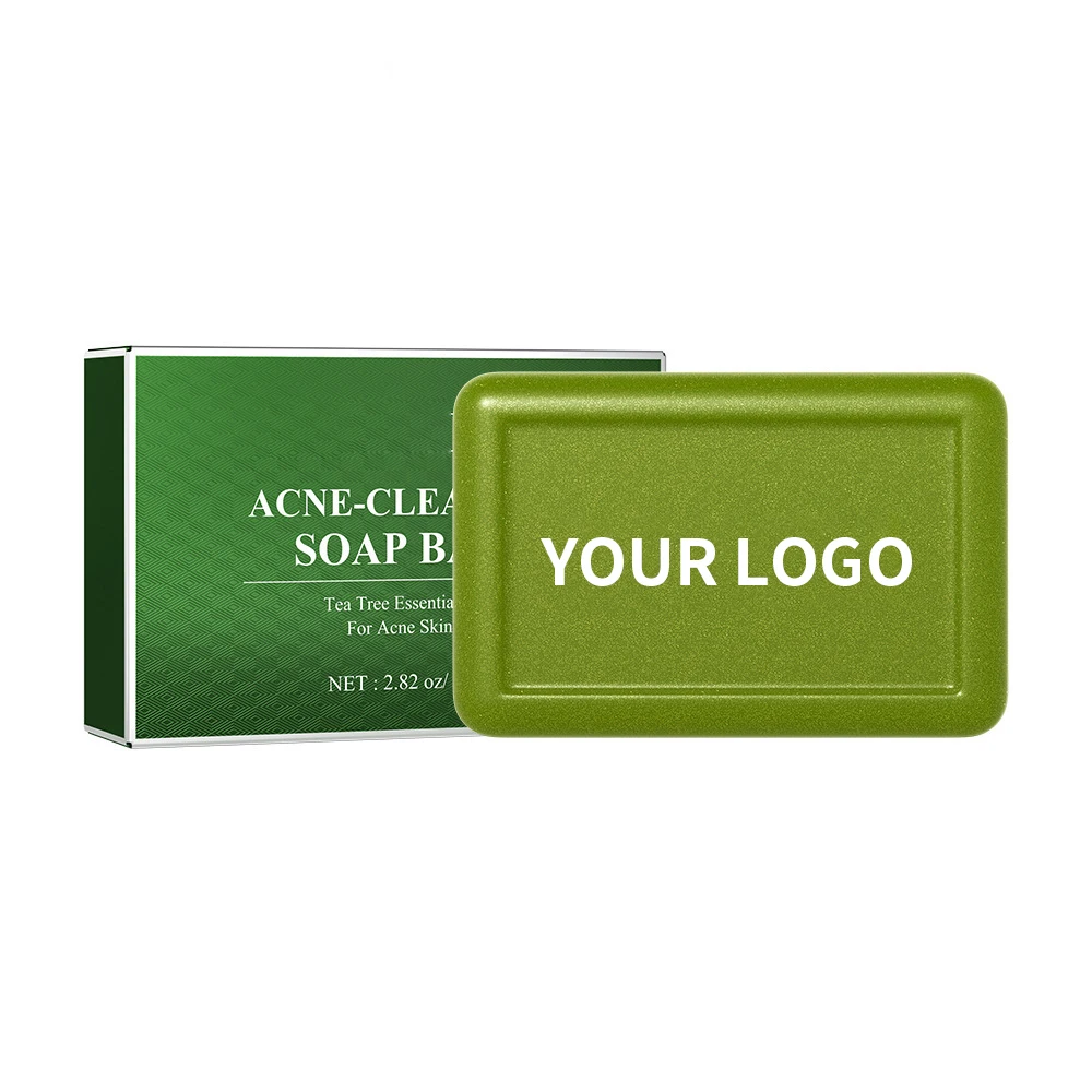Хит продаж, натуральное органическое удаление кожи, прыщи, глубокое очищение, удаление акне чайного дерева, мыло ручной работы с эфирным маслом