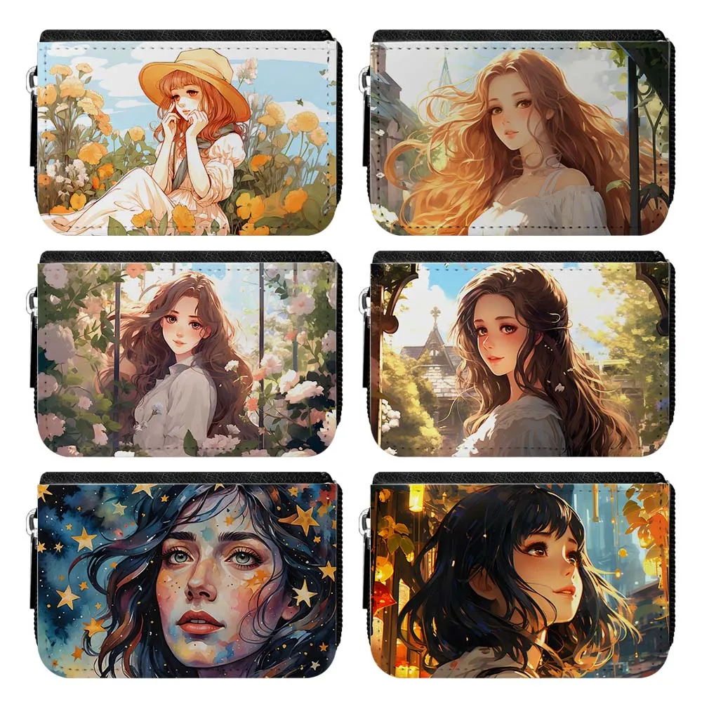 Blank Sublimation Nail Clipper Case Including Set-Professional 8 in 1 Set DIY Double-Side Printing PU Leather Manicure Bag