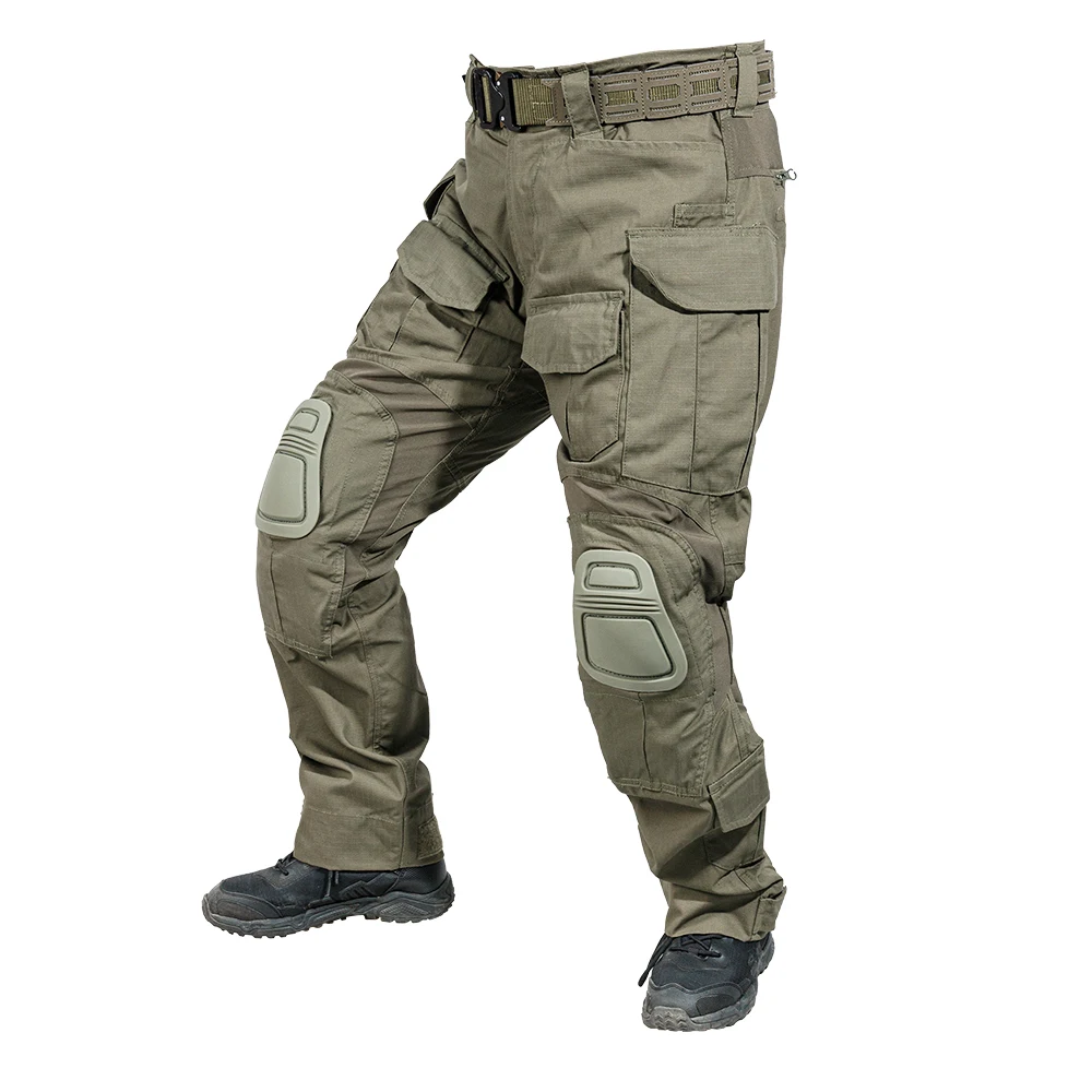 SPARK TAC Men G3 Hunting Tactical Trousers Camouflage Pants Water Proof Tactical Pants with Knee Pads