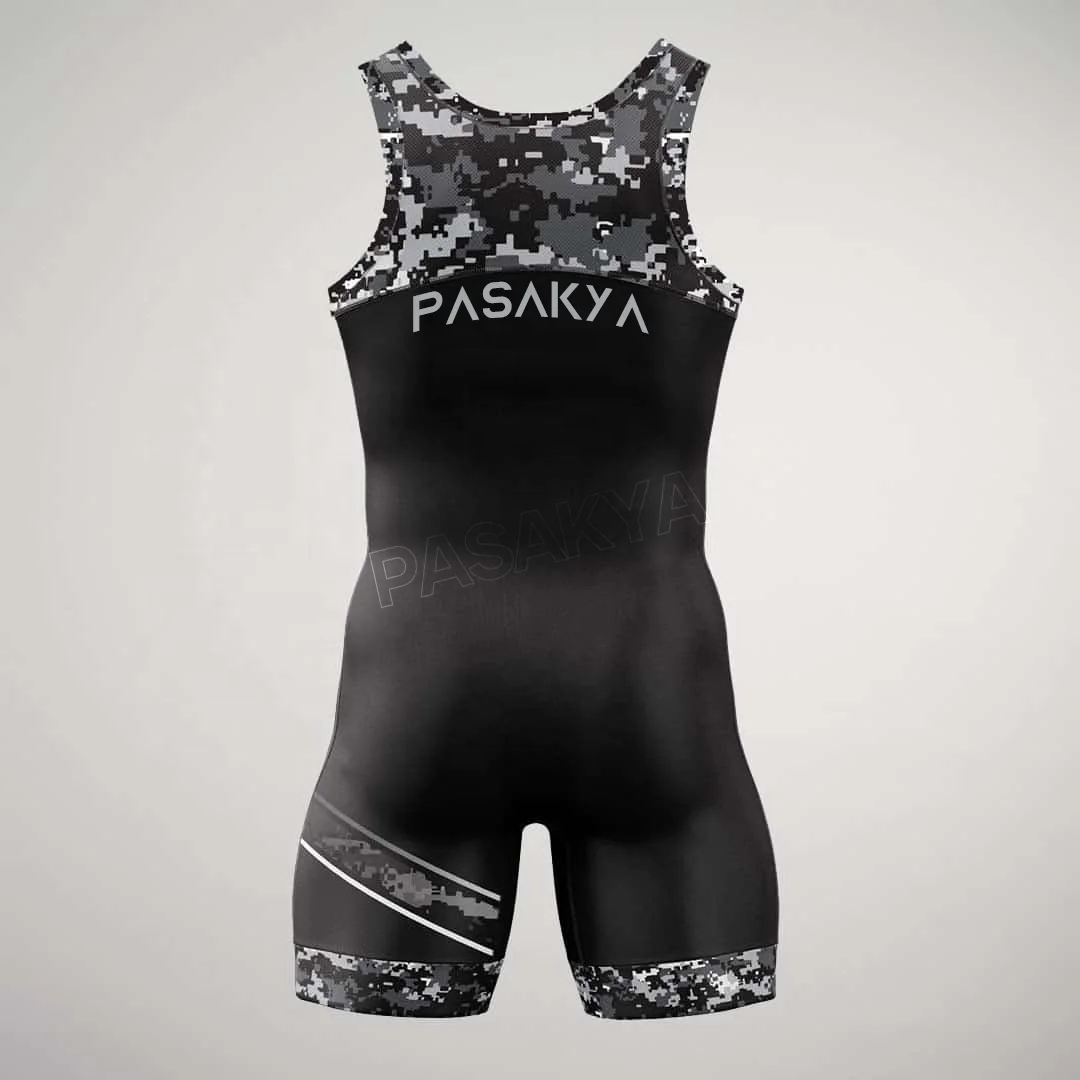New Arrival Sublimation Spandex Wrestling Wear Mens Women Wrestling Singlet Cool Dry Customized
