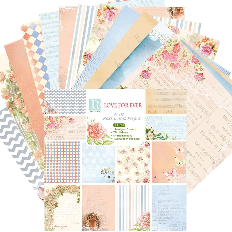 
patterned paper cardmaking 6