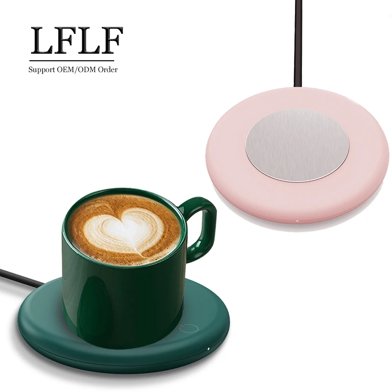 Новинка 2022 года, Oem-производитель, подогреватель для офисной и домашней термокружки, подогреватель на заказ, умное зеркало с сенсорным экраном и Usb, подогреватель для кофейной чашки