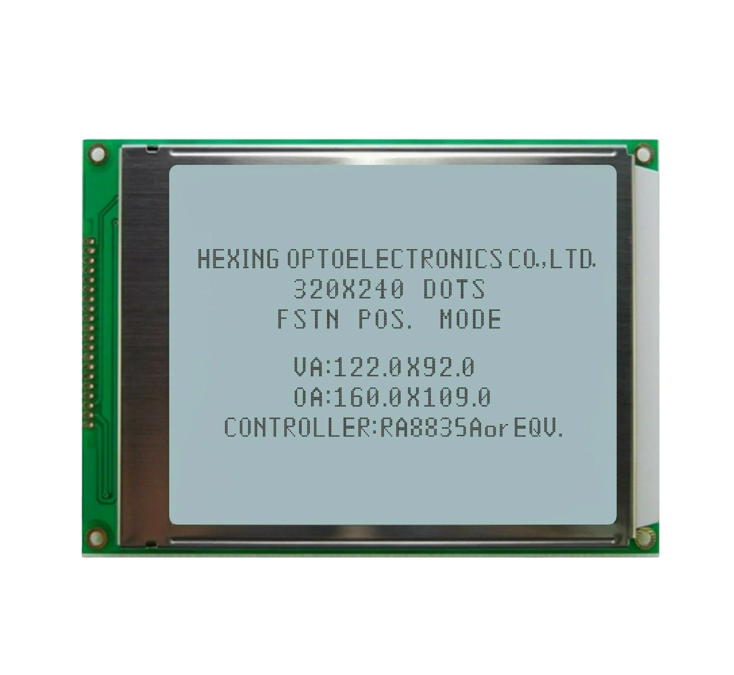 Промышленный 5 7-дюймовый ЖК-дисплей FSTN 320x240 точек 20 контактов 8-битный параллельный 3 В/5 В модуль