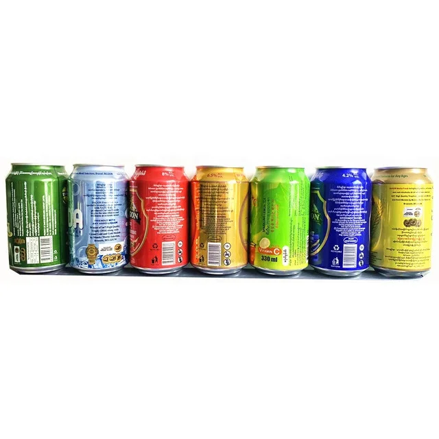 custom 33cl 250 355 473 500ml Silm sleek STD small blank empty Aluminum Cans for beer juice milk beverage