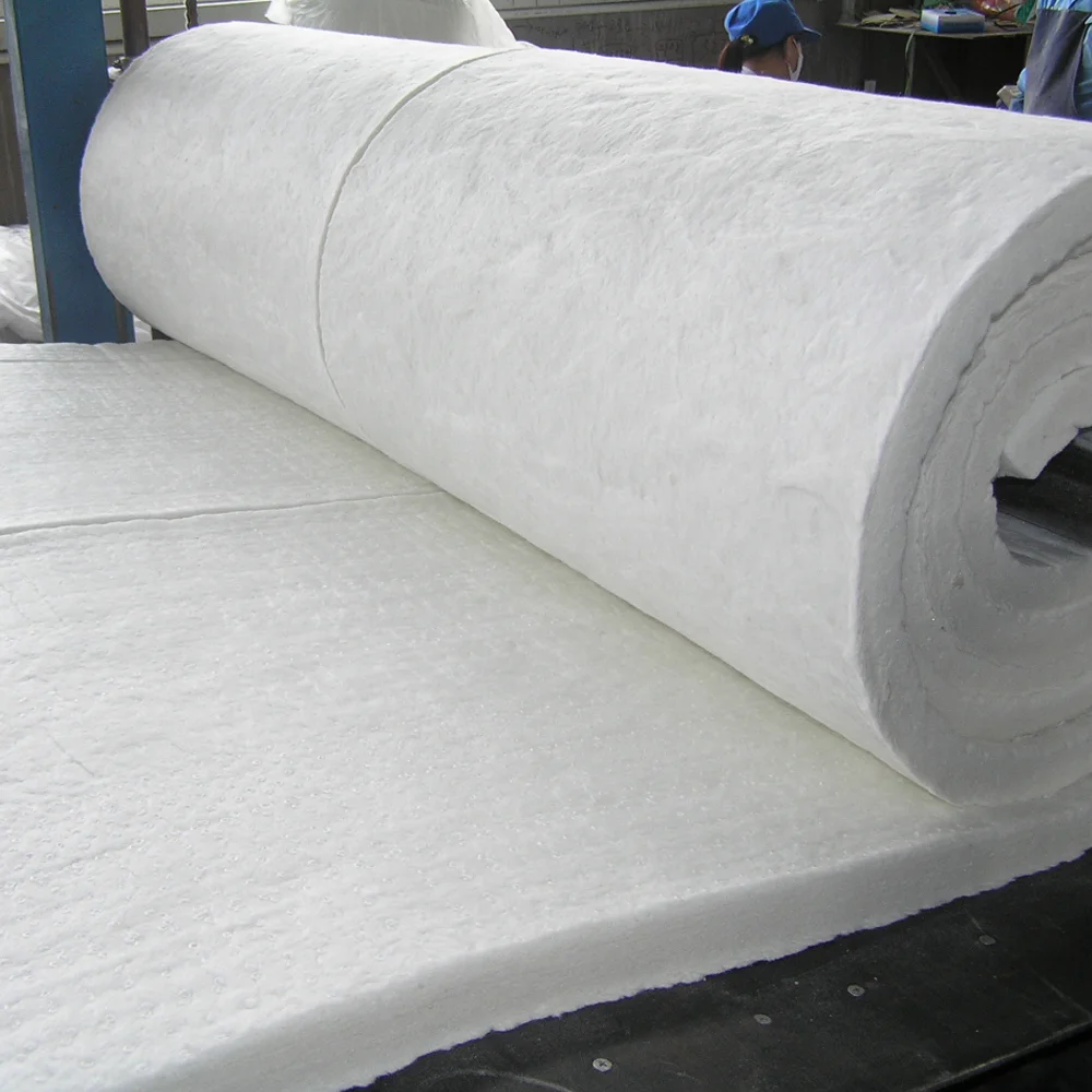 Oven refractory Ceramic Fiber Blanket aluminum heat-insulating 50mm thickness Thermal Insulation blanket