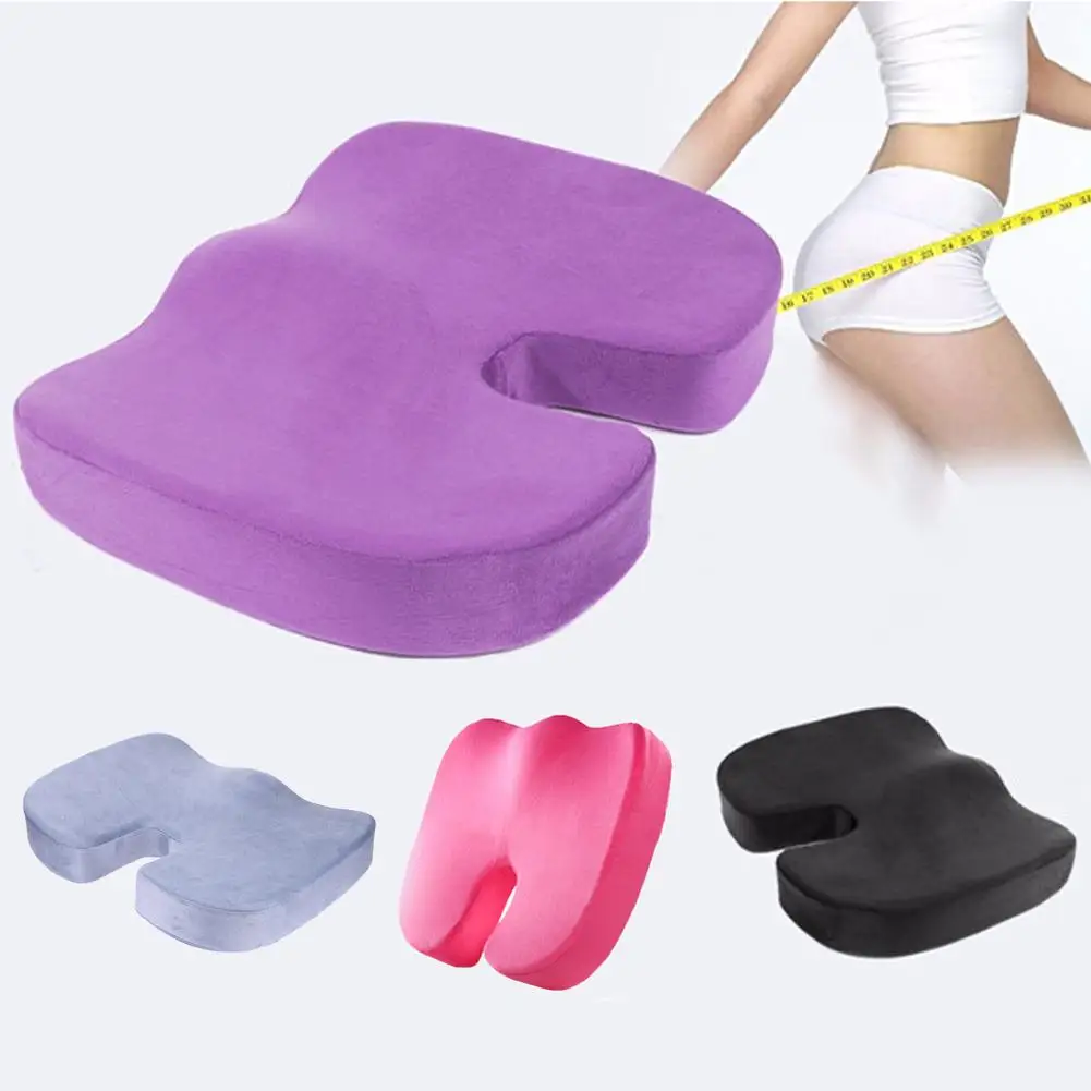 Factory price comfortable Adjust sitting posture high density support memory foam seat cushion for car