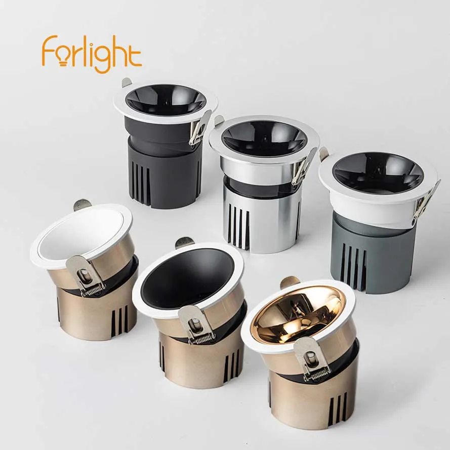 LED COB spotlight trimless recessed spot light indoor project adjustable spotlight LED down light for hotel ceiling lamp