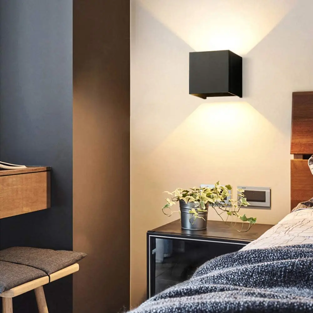 Modern Wall Lamp LED Outdoor Waterproof Lighting Fixture 10W 4000K