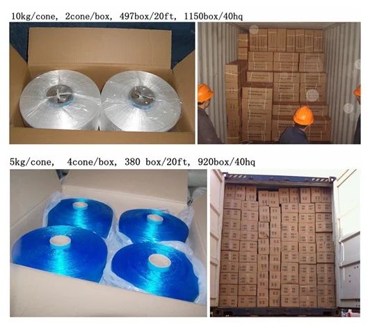 High quality popular purple polypropylene fdy yarn 900d and pp multifilament yarn for weaving rope