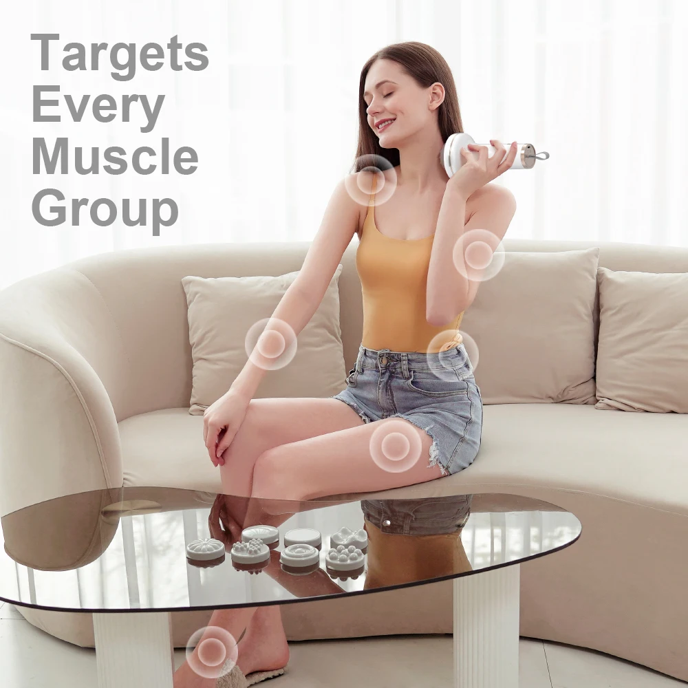 PL-670 Ekang Wholesale Handheld Percussion Health Care Anti Cellulite Full Body Massager Relax Spin Tone