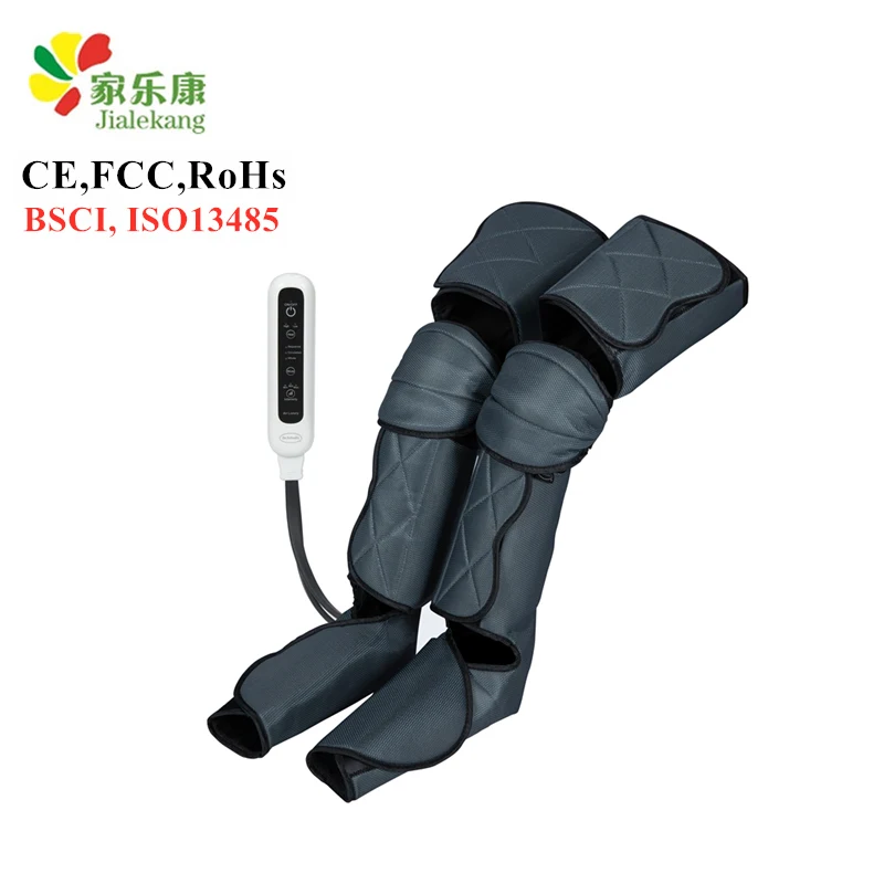 Компрессионный воздушный массажер для ног с подогревом, Электрический массажер для ног, икр, колена, бедра, подушка безопасности, массажер для ног, подогрев обуви (1600498480254)