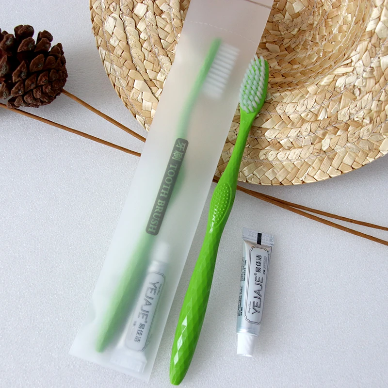 Bathroom supplies dental kit/traveling hotel toothbrush and toothpaste/restaurant hotel supplies toothpaste brush