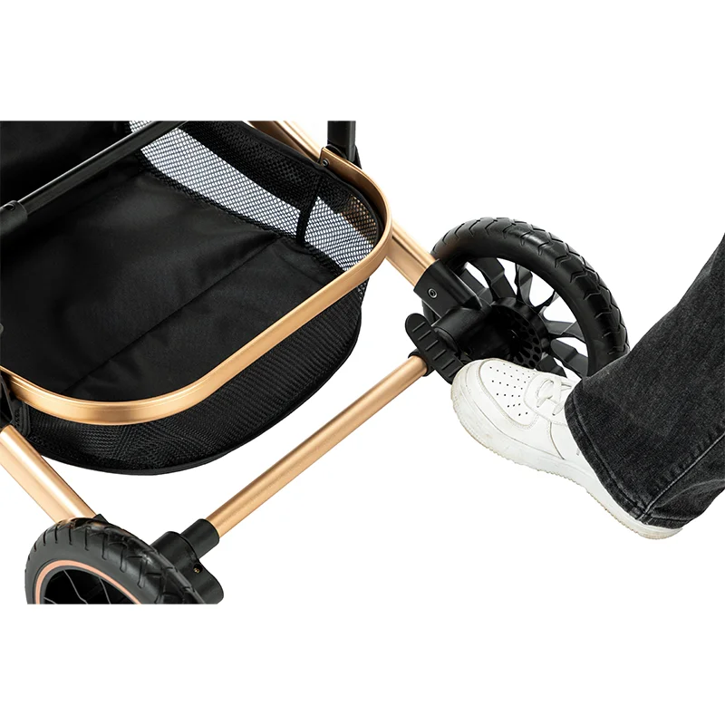 Luxury baby stroller muiti functions baby plus baby stroller high view stroller