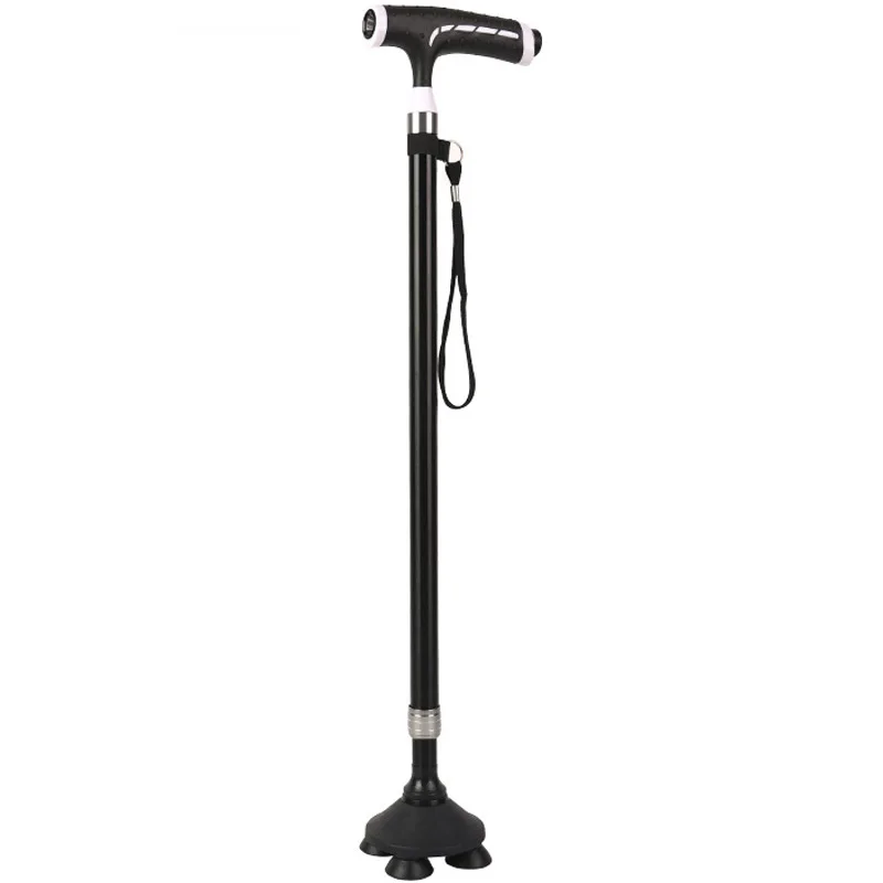 Telescoping Walking Cane with Led Light Adjustable Folding Walking Canes for Seniors Walking Stick For Elderly Standing Cane
