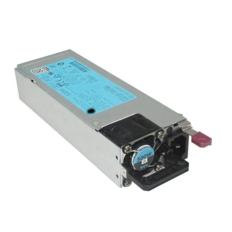  Блок питания с гибким слотом 500 Вт для HP Proliant DL360 DL380 Gen9 G9 Platinum PSU 720478-B21 754377-001